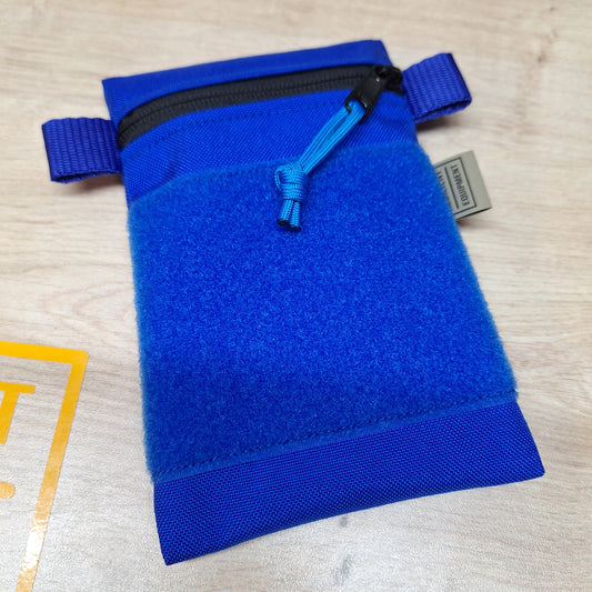 Blue Vertical Pouch with Blue Loop Panel