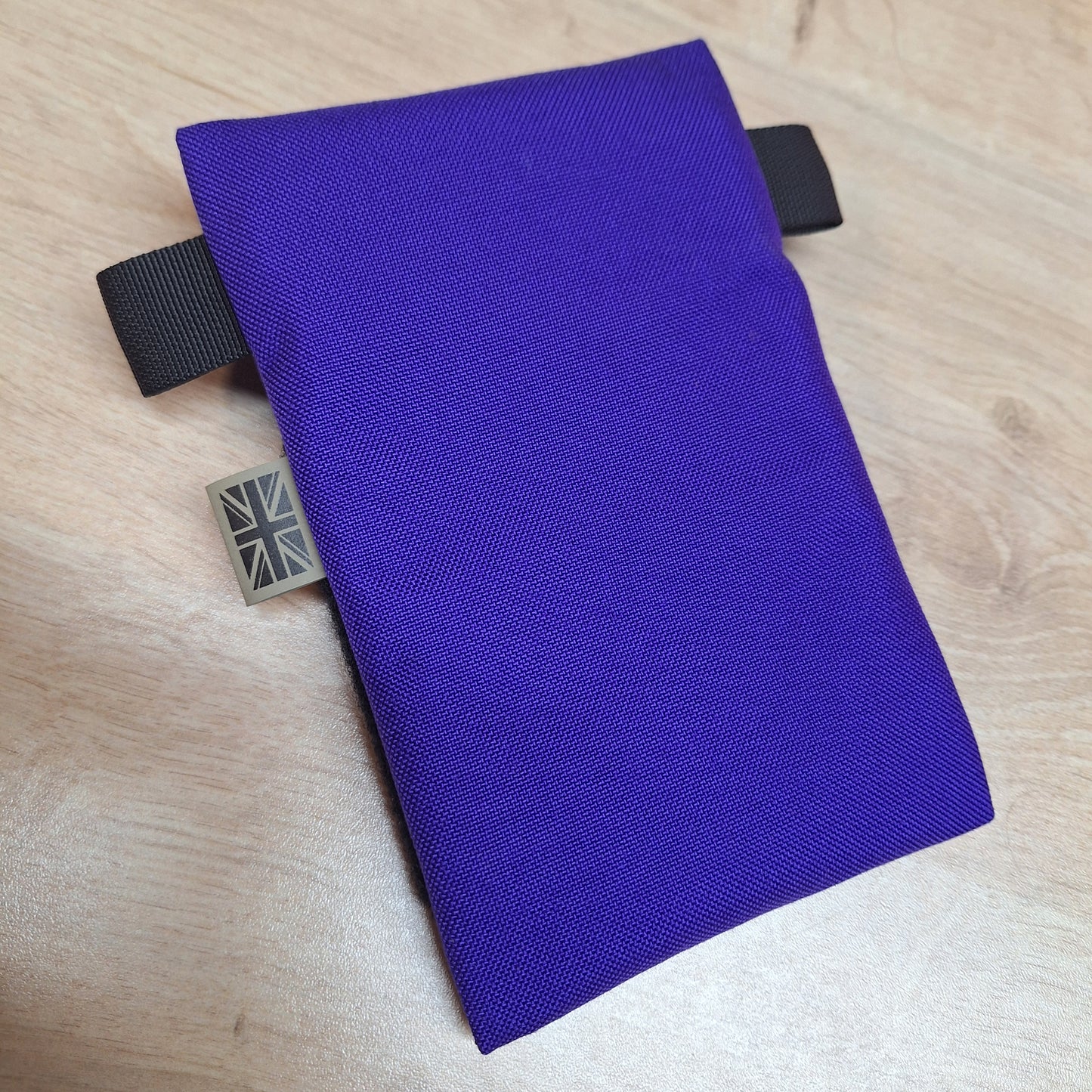 Purple Vertical Pouch with Black Velcro