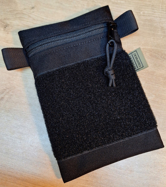 Black Vertical Pouch with Velcro