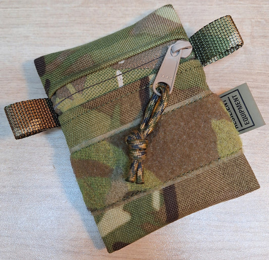 Multi Terrain Pattern Camouflage Mini Pouch with MTP Velcro Panel