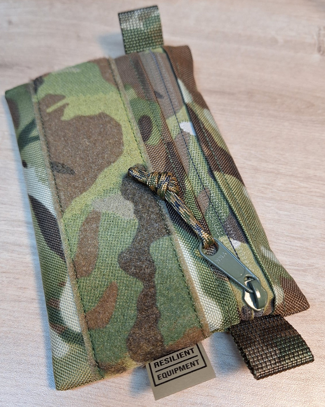 Multi Terrain Pattern Simple EDC Pouch with MTP Zip and Velcro